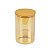 Pote Dourado Redondo em Vidro - Imagem 2