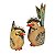 Casal Galo e Galinha Bege em Madeira - Imagem 5