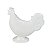 Enfeite Galinha Branca em Cerâmica - Imagem 2