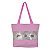 Bolsa De Tecido Rosa Clara - Imagem 1