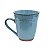 Caneca Vintage Azul 10Cm - Imagem 1