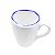 Caneca Vintage Branca Com Relevo - Imagem 2