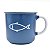 Caneca Azul Peixe - Imagem 1
