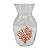 Vaso De Vidro Coral Vermelho - Imagem 1