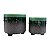 JG c/2 Vaso Degrade Verde Claro/Escuro - Imagem 1