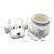 Pote De Cachorro Branco - Imagem 3