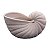 Vaso Concha Caracol Bege Ceramica - Imagem 1