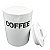 Pote Organizador Coffe Branco - Imagem 2