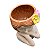 Vaso De Flores Menina Cora De Flores Coloridas - Imagem 2