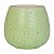 Vaso Em Ceramica Verde Com Textura De Bolinhas - Imagem 1