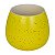 Vaso Em Ceramica Amarelo Com Textura De Bolinhas - Imagem 2
