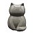 Vasos Em Forma De Gato Cinza - Imagem 1