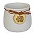 Vaso Com Relevo Branco Sweet Home - Imagem 1