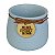 Vaso Com Relevo Azul Sweet Home - Imagem 1