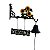 Placa Wecolme Com Sino E Girasois - Imagem 4