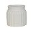 Vaso De Ceramica Com Borda Relevo Vertical Sortidos - Imagem 6