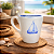 Caneca Branca Barco - Imagem 1