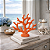 Enfeite Coral Arvore Pequeno Vermelho - Imagem 1