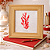 Quadro Coral Vermelho - Imagem 1