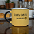 Caneca Amarelo Terapia Em Dia - Imagem 1