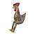 Galo Branco Rustico M - Imagem 1