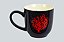 Caneca Coral Preta em Cerâmica - Imagem 2