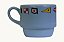 Caneca Náutica Signal Blue em Cerâmica 4pçs - Imagem 2