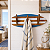 Cabideiro Prancha de Surf com 3 Quilhas – Azul e Branco - Imagem 2