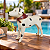 Escultura Dalmata com Bandana Vermelha - Imagem 1