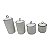 Conjunto com 4 Potes Decorativos com Tampa - Imagem 2