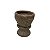 Vaso Decorativo Rústico com Base - Imagem 2