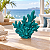 Enfeite Decorativo Coral Turquesa - Imagem 1