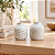 Vaso Decorativo Branco Texturizado – Modelos Sortidos - Imagem 1
