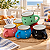 Conjunto com 6 Canecas Coloridas com Poás - Imagem 1