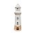 Enfeite Decorativo Farol Branco com Detalhes em Relevo - Imagem 2