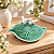 Enfeite Decorativo Folha Verde com Pássaros - Imagem 1