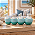 Conjunto Decorativo com 4 Vasos Unidos - Imagem 1