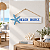 Placa Decorativa Beach House com Estrela-do-Mar - Imagem 1