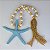 Penduricalho Decorativo Estrela-do-Mar com Contas - Imagem 2