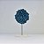 Pedestal Decorativo Coral Azul - Imagem 2