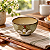 Bowl Marrom de Cerâmica com Flor - Imagem 1