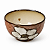 Bowl Verde de Cerâmica com Flor - Imagem 2