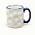 CANECA AZUL COM TEXTURA DE BOLINHAS - Imagem 1