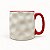 Caneca Vermelha com Textura de Bolinhas - Imagem 1