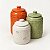 Conjunto com 3 Potes Decorativos com Tampa e Relevo - Imagem 3