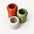 Conjunto com 3 Potes Decorativos com Tampa e Relevo - Imagem 4