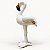 Enfeite Decorativo Flamingo Branco - Imagem 1