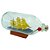 Miniatura de Barco na Garrafa em Vidro D - Imagem 1