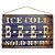 Placa em Metal Ice Cold Beer - Imagem 1