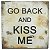 Placa Decorativa Kiss Me - Imagem 1